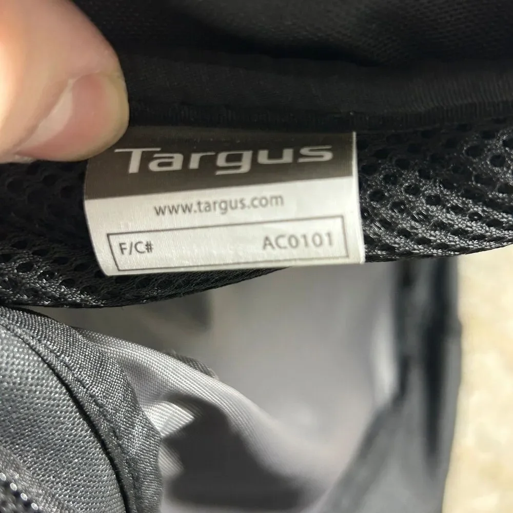 Targus Backpack Unisex Black Laptop School Travel Organizer Durable TSB710US-70